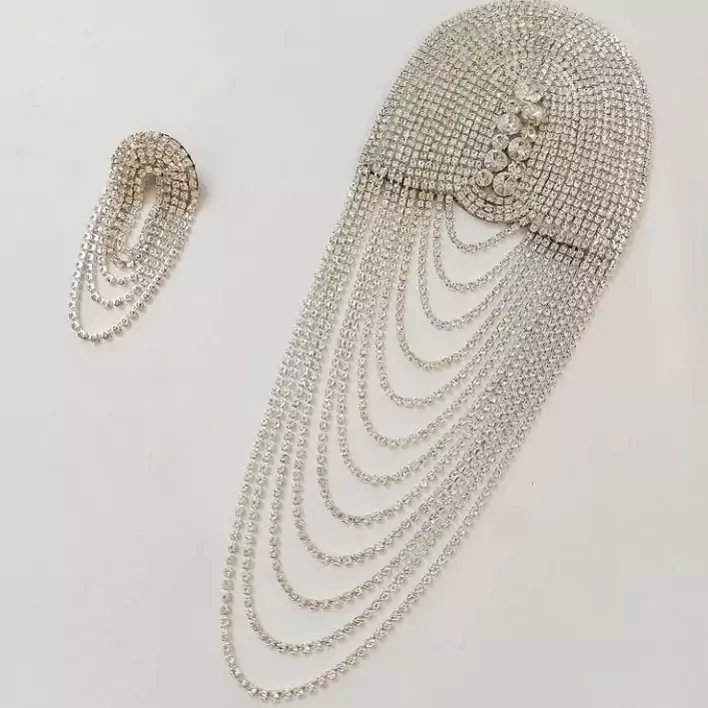 ست سردوشی و گوشواره
